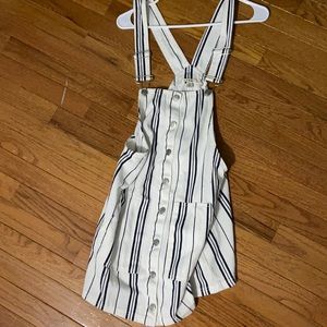 Cute short overall dress